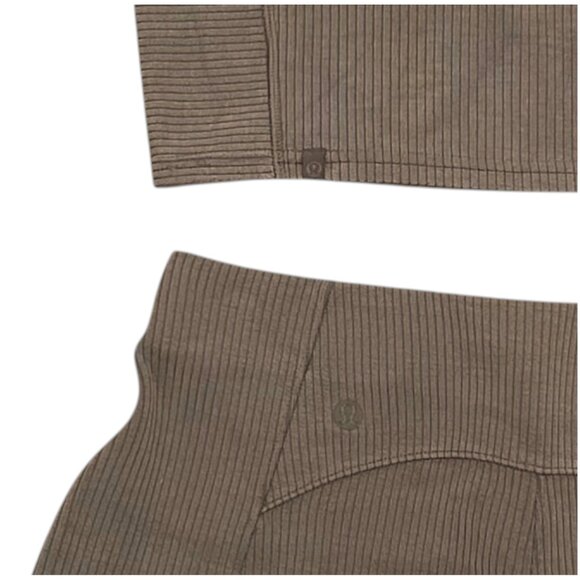 Lululemon Ribbed Softstreme Two Piece Set Nomad Athleisure - Picture 8 of 13